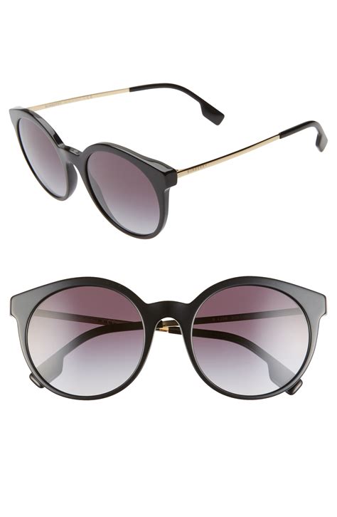 burberry acoustic 53mm round sunglasses|burberry sunglasses website.